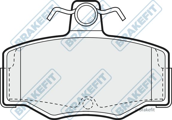 APEC BRAKING Bremžu uzliku kompl., Disku bremzes PD3012